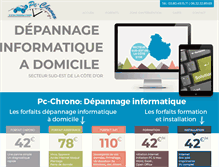 Tablet Screenshot of pc-chrono.com
